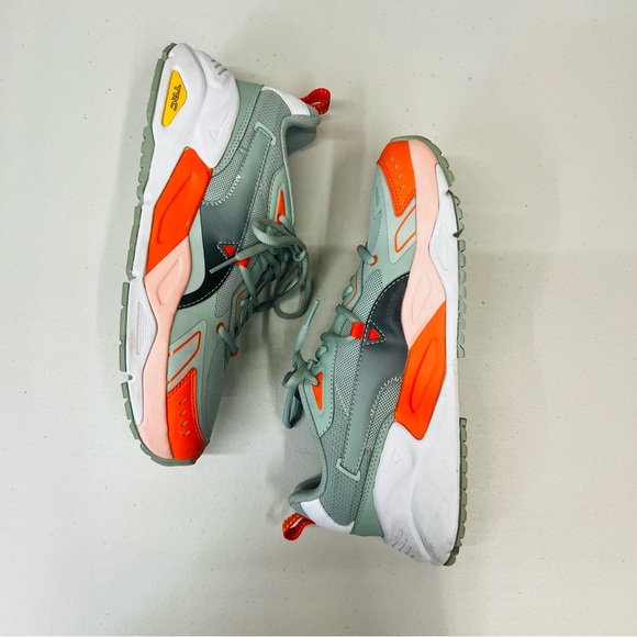 Puma TRC Mira Tech Colorful Green Sneakers Size 10.5 - Picture 3 of 11